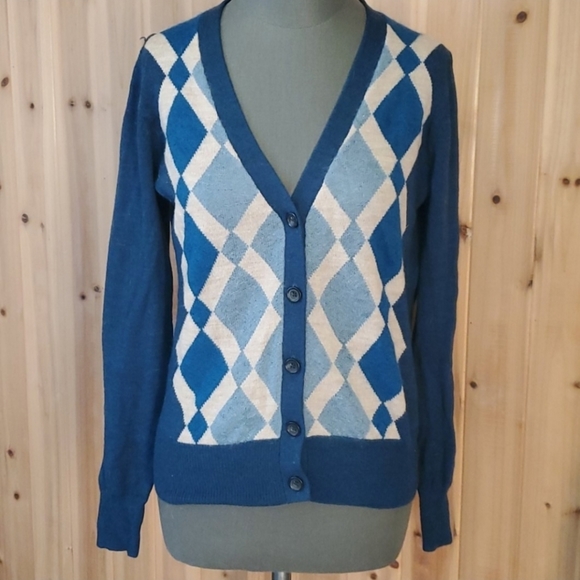 ISO banana republic argyle cardigan - Picture 1 of 1
